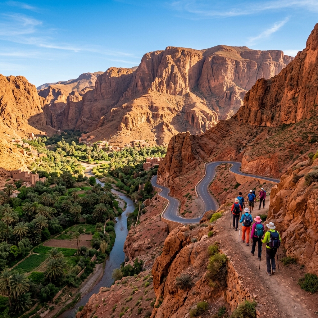 Gorges du Dadès paysage