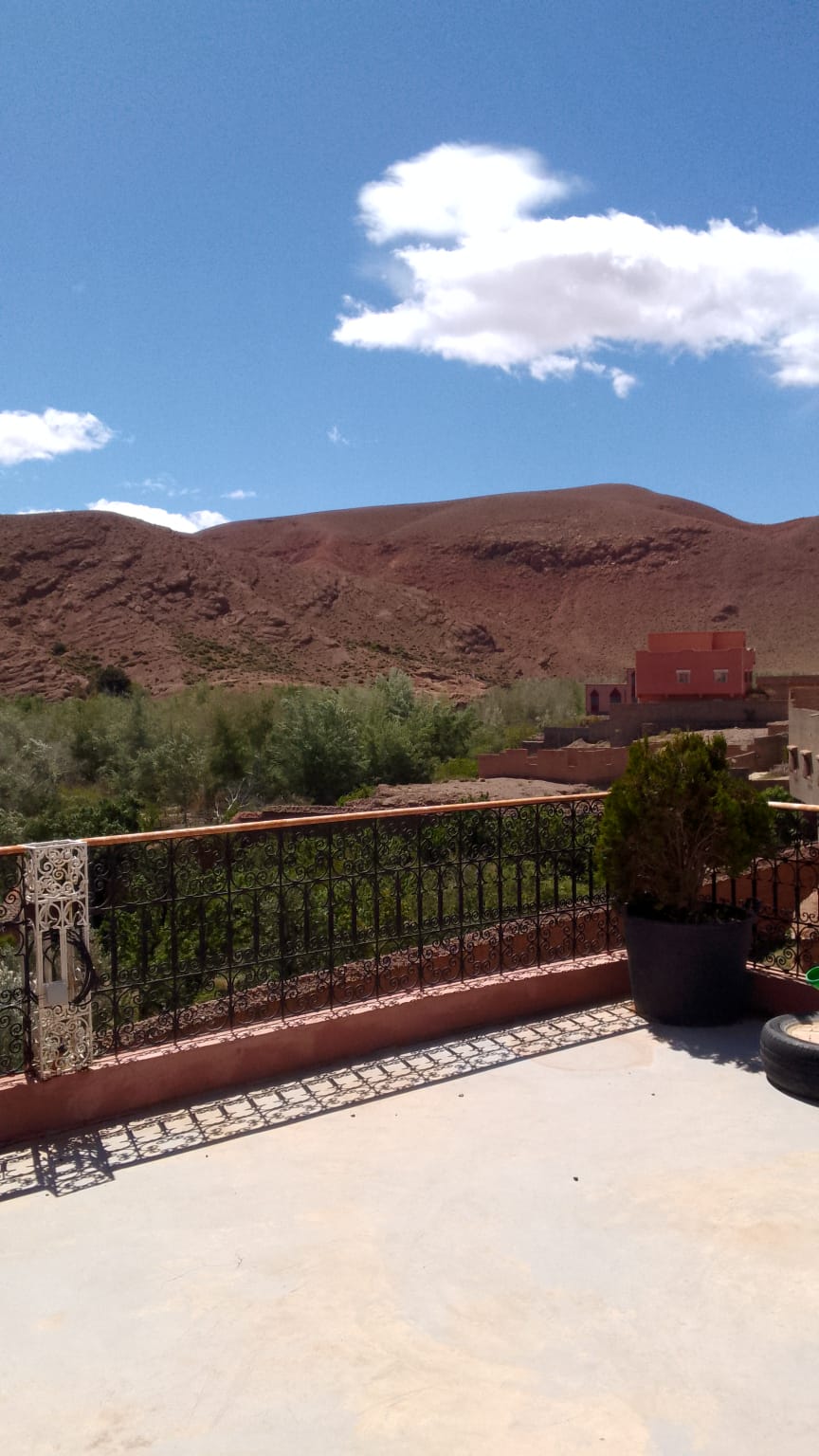 Gorges du Dades vue depuis la terrasse